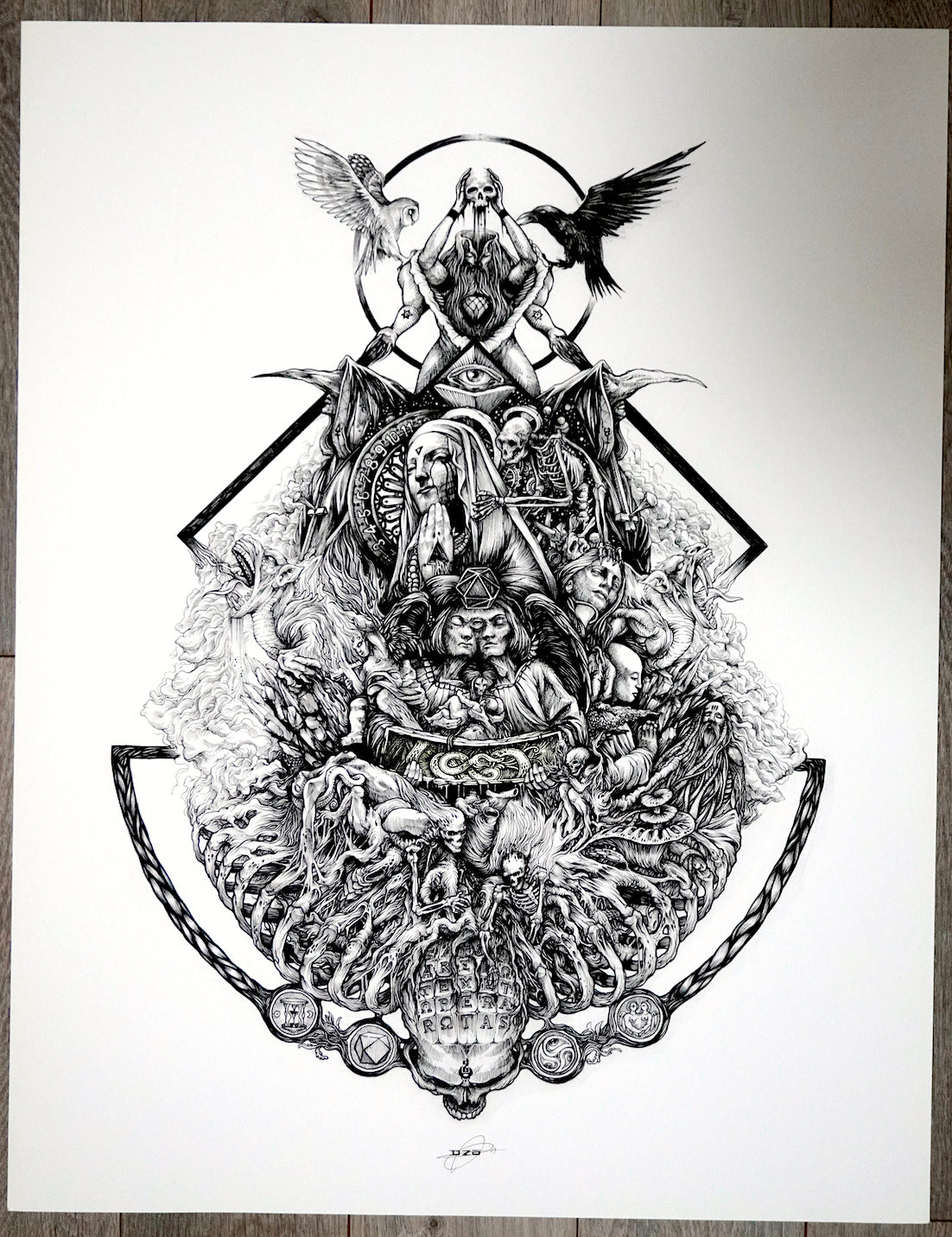 Purgatory Sanctuary Hand Finished Edition by Dzo Oliver