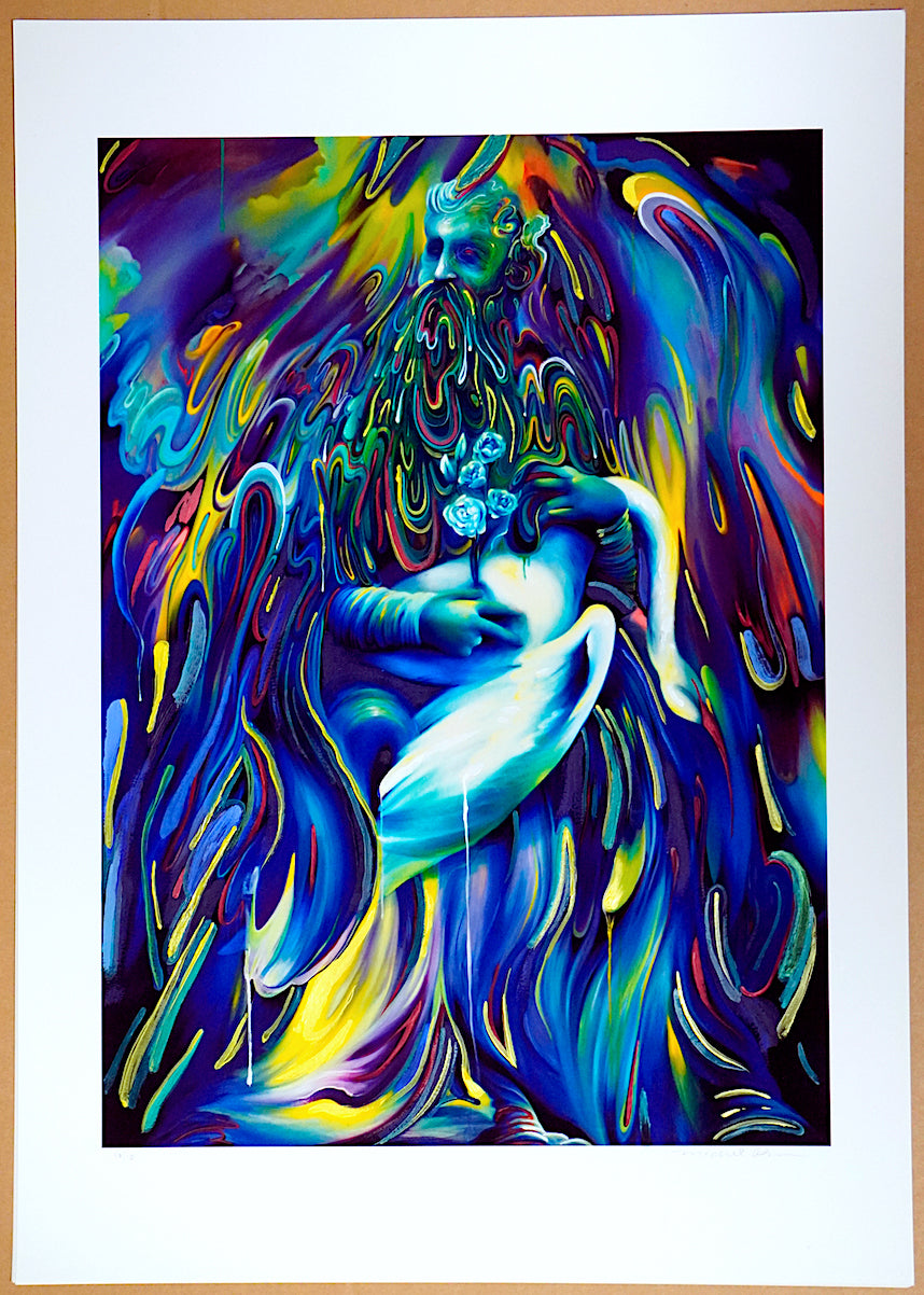 Accession of forebearer Hand Embellished Print by Michael Page