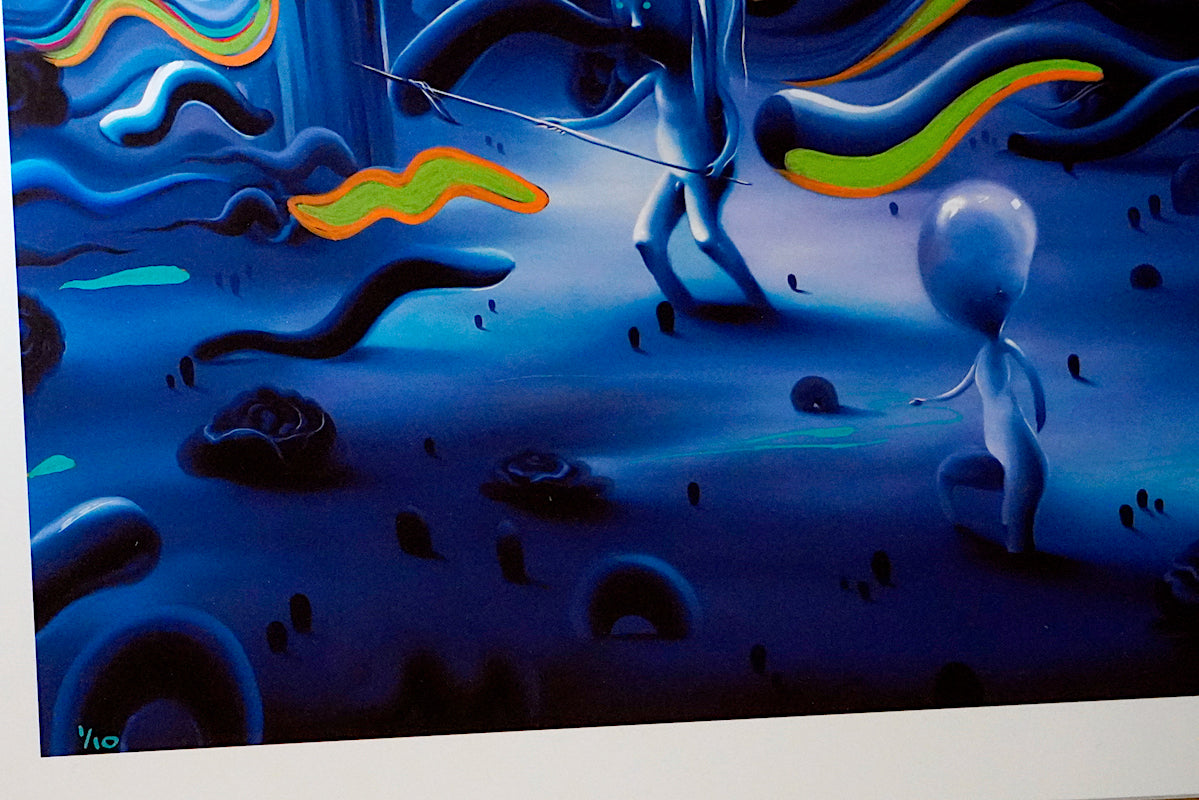 Pa Sapa 1874 Hand Embellished Print by Michael Page
