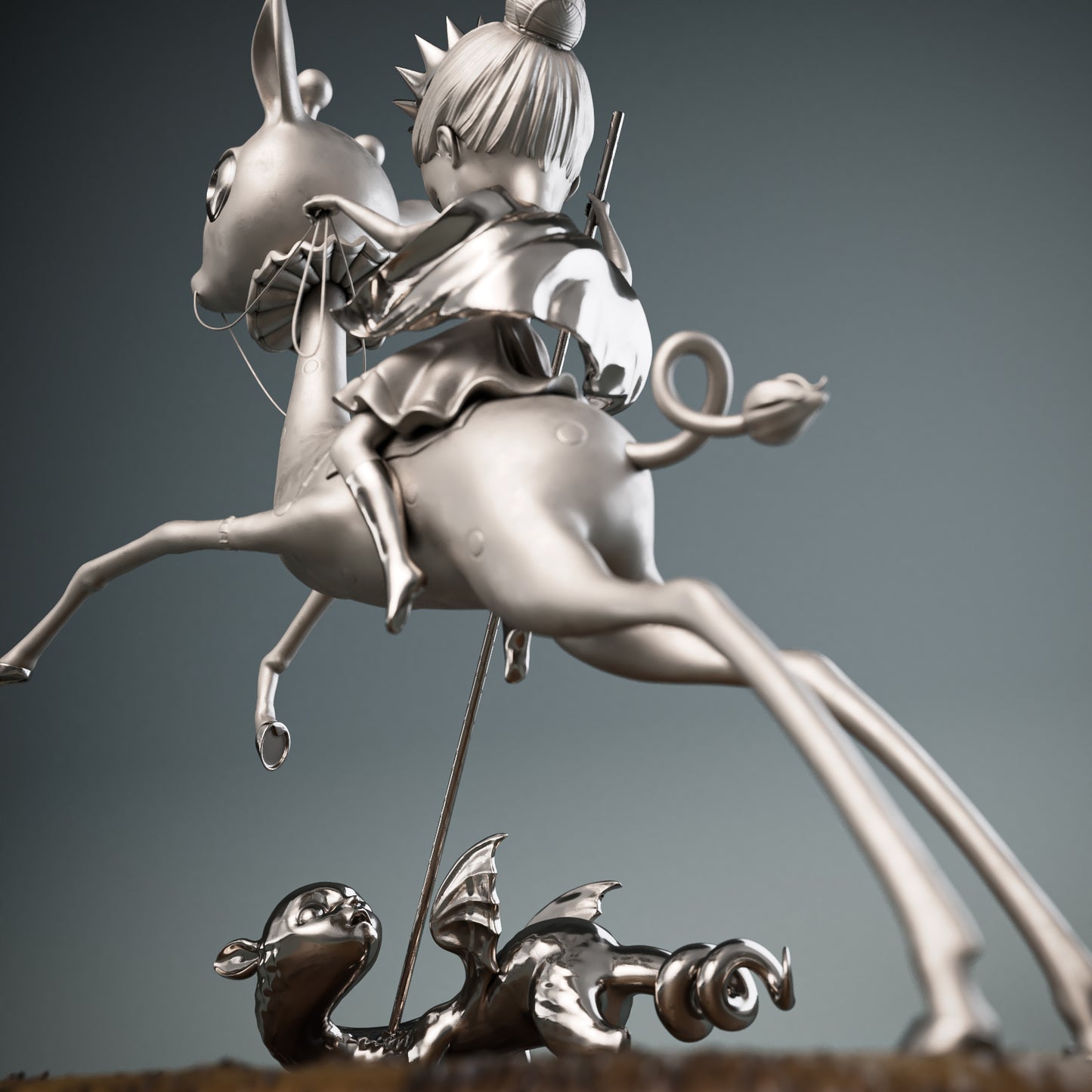プリンセスと獲物 ブロンズ - 発送準備完了