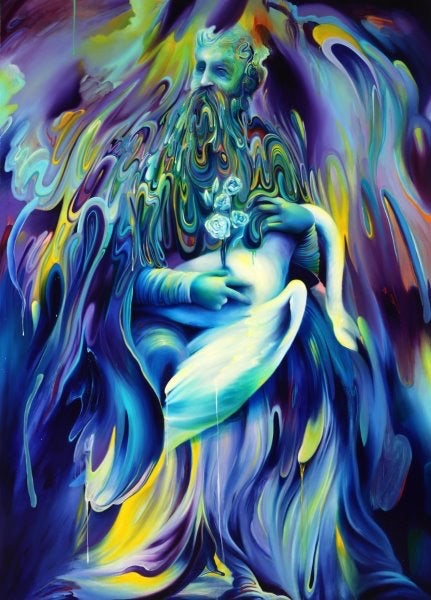 Accession of forebearer Hand Embellished Print by Michael Page