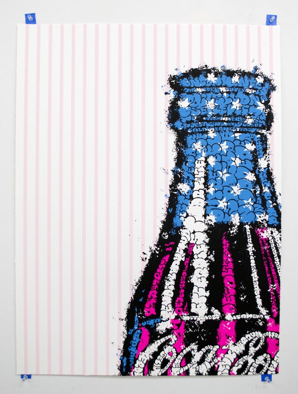 COKE Pink Lines Variant by TILT