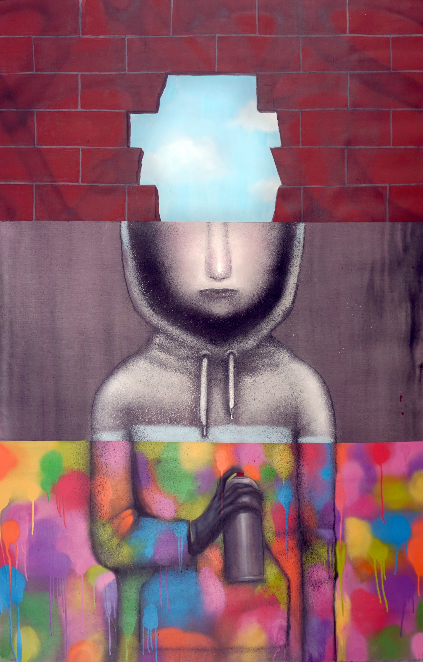 Untitled Original Artwork on Canvas by SETH