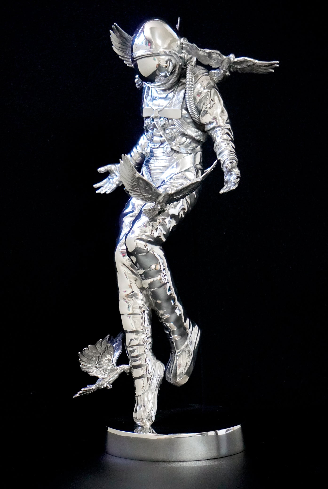 Wilderness Stainless Steel Sculpture + Original Drawing by Jeremy Geddes