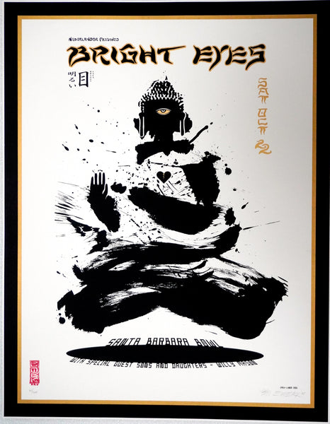 Bright Eyes Buddha poster by EMEK