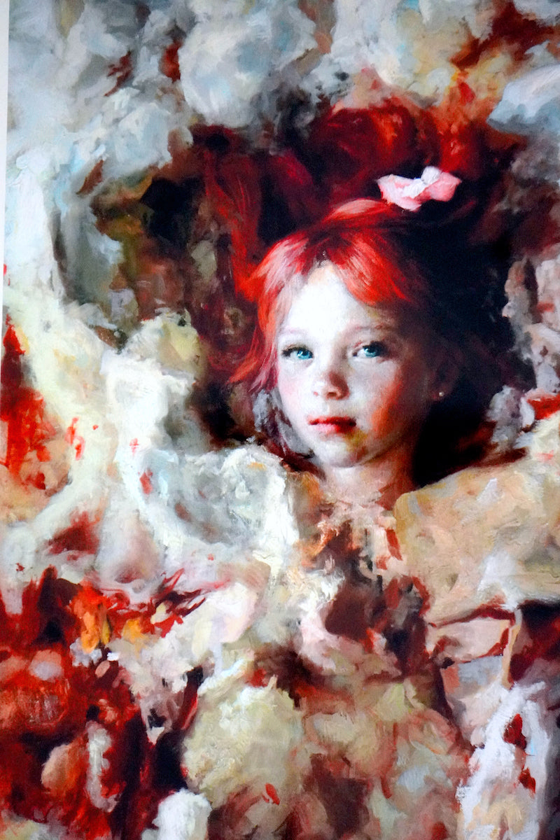 CANDY GIRL by GUILLERMO LORCA - UNFRAMED