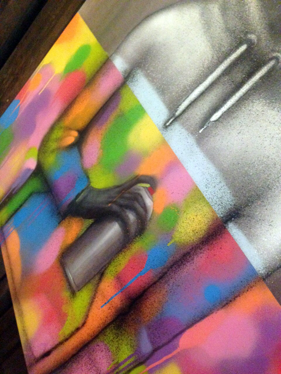 Untitled Original Artwork on Canvas by SETH