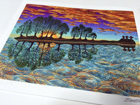 10,000 lakes mini Art Print by Emek