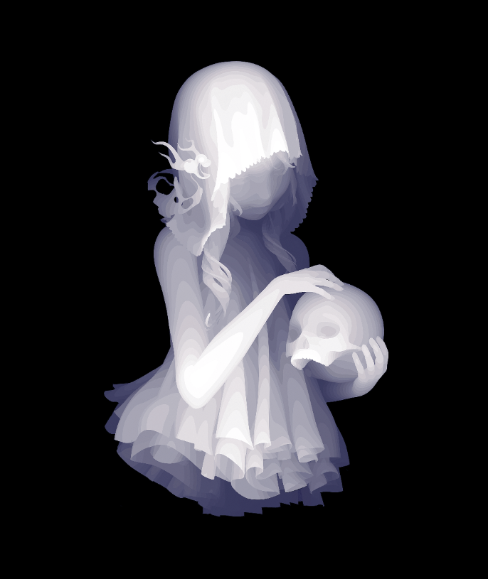 The Memory Of a Girl Who Has A Skull Limited Edition Print by Kazuki Takamatsu