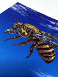 Bee Art Print 8 x 10 by Emek