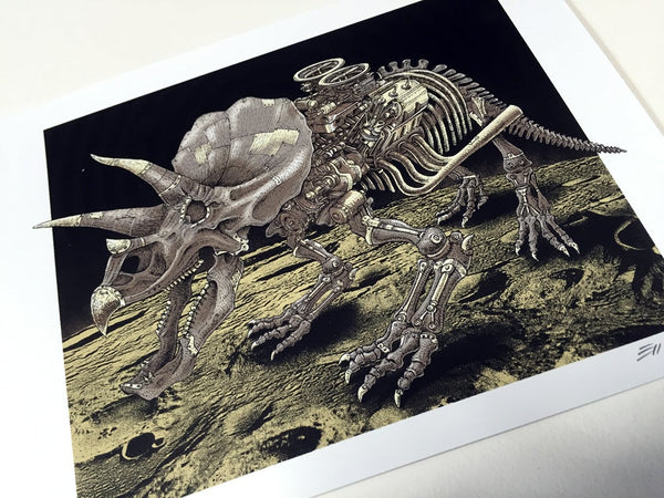 Triceratops 8 x 10 Print by Emek