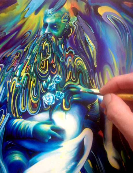 Accession of forebearer Hand Embellished Print by Michael Page